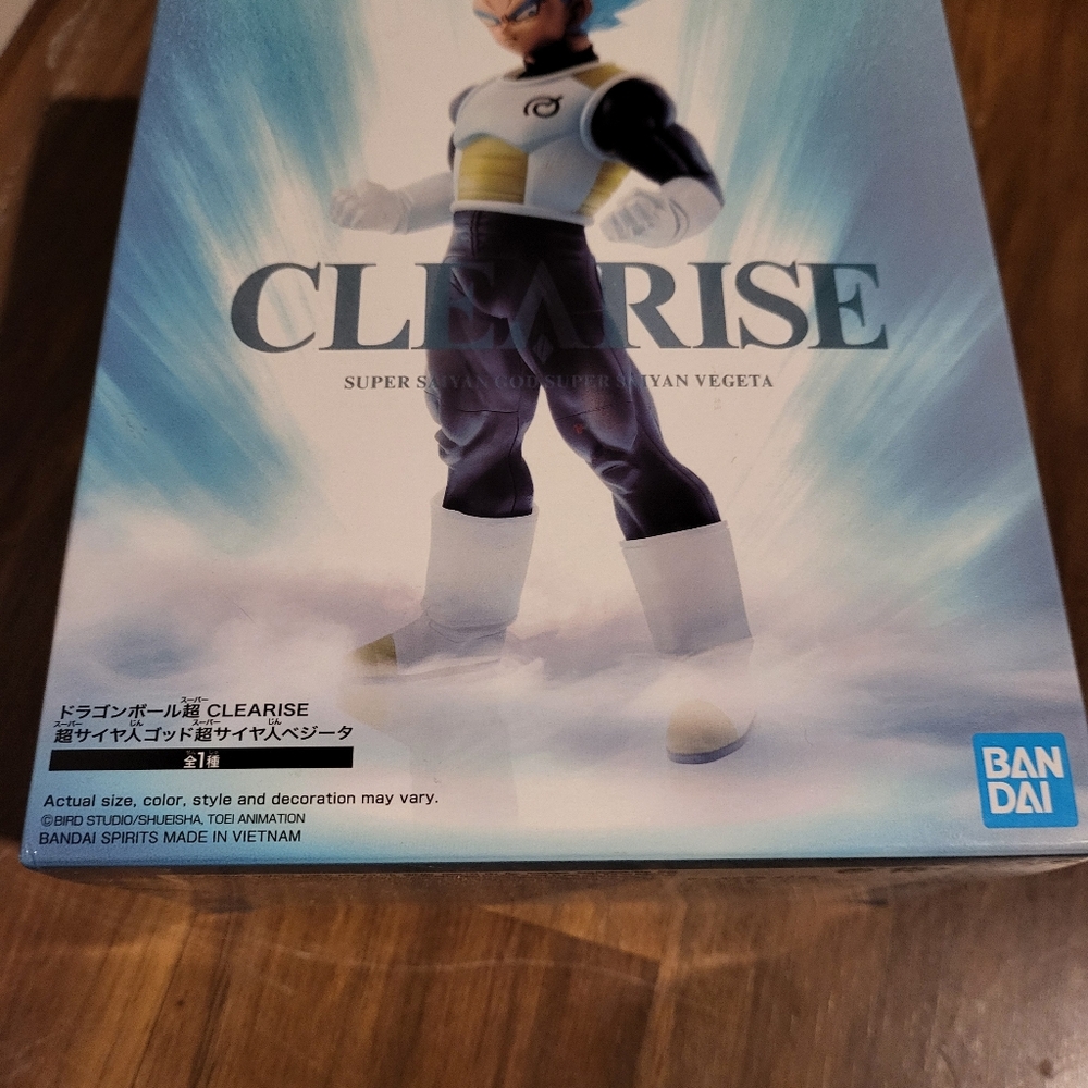 Dragon Ball Super Vegeta Figure Clearise SSGSS Banpresto 100% Authentic